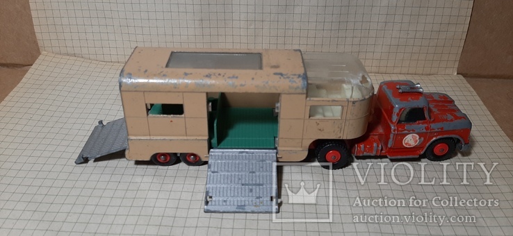 Машинка Matchbox king size K18 dodge tractor+Articulated Horse VAN .made in England, фото №6