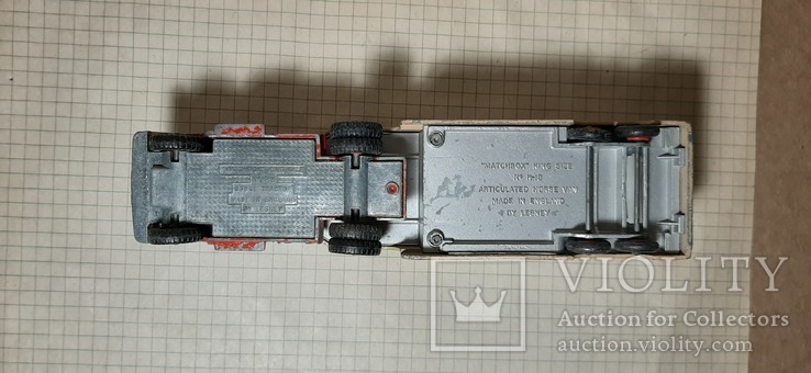 Машинка Matchbox king size K18 dodge tractor+Articulated Horse VAN .made in England, фото №11