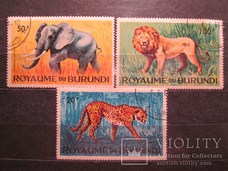  1964 Бурунди Животные гаш