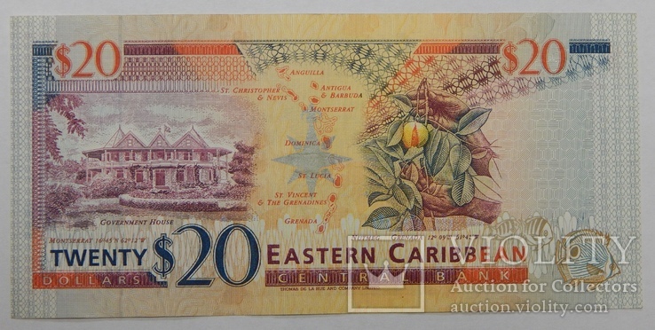 Бона 20 долларов, Восточные Карибы, фото №3