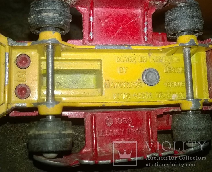 MATCHBOX.NO:16.CASE TRACTOR 1969.maade in ENGLAND., фото №12