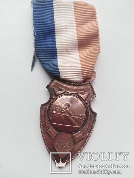 Спортивна медаль по Більярду 1955, фото №3