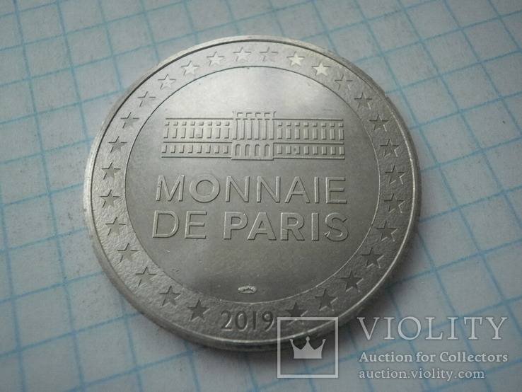 Франція, 2019 рік, туристичний жетон., фото №3