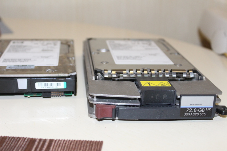 Два жорстких диски HP, 72,8 gb, numer zdjęcia 5
