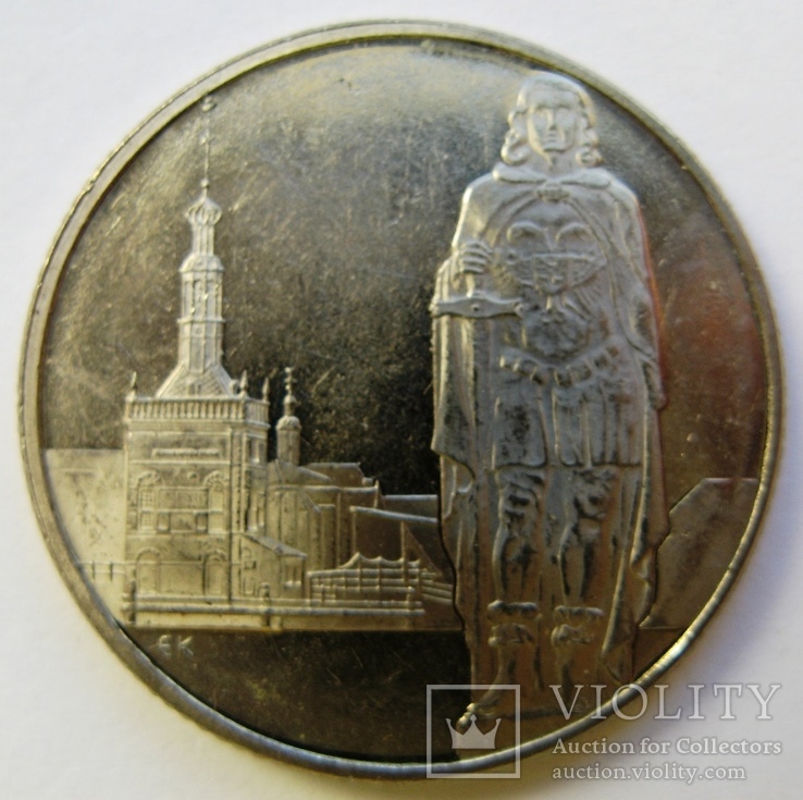 Нидерланды, г. Alkmaar -750 лет, 1 waagje 2004 PROOF, фото №2