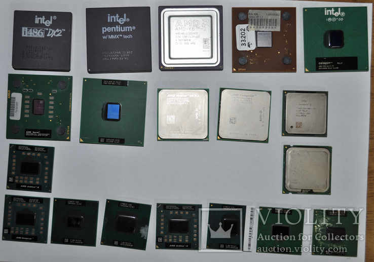 Лот из 19 процессоров с 1992г по 2011г, фото №2