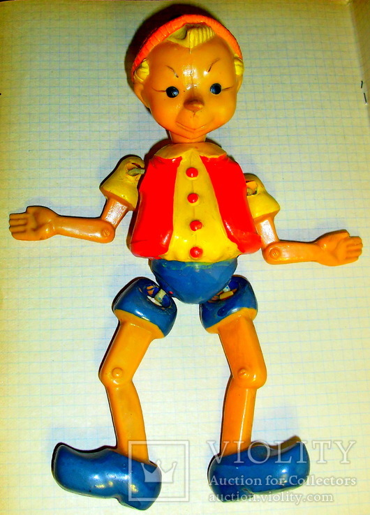 Целлулоидная кукла из СССР "Буратино", фото №5