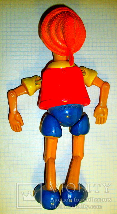 Целлулоидная кукла из СССР "Буратино", фото №7