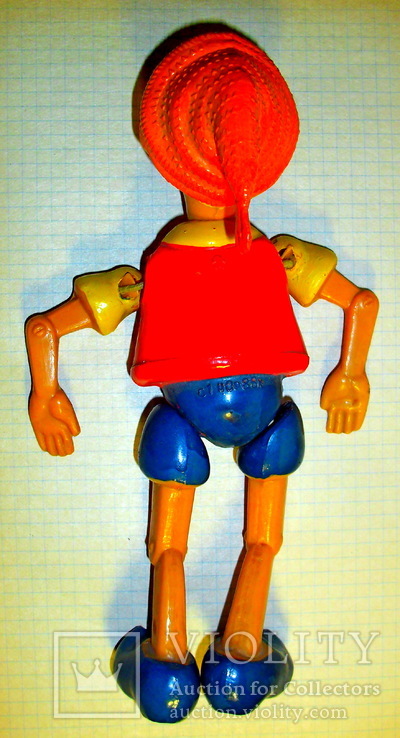 Целлулоидная кукла из СССР "Буратино", фото №8