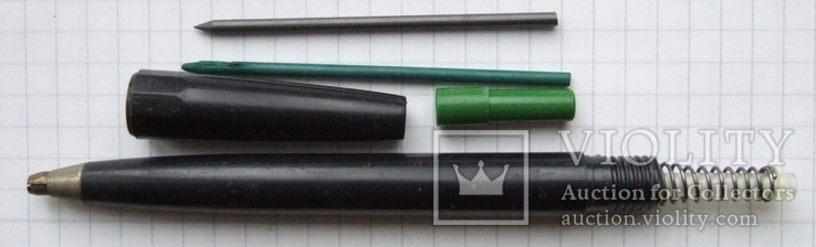 Цанговый карандаш из СССР с двумя стержнями., фото №6