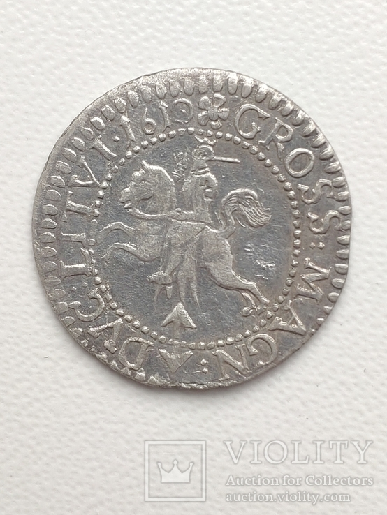 Литовский грош 1610, фото №3