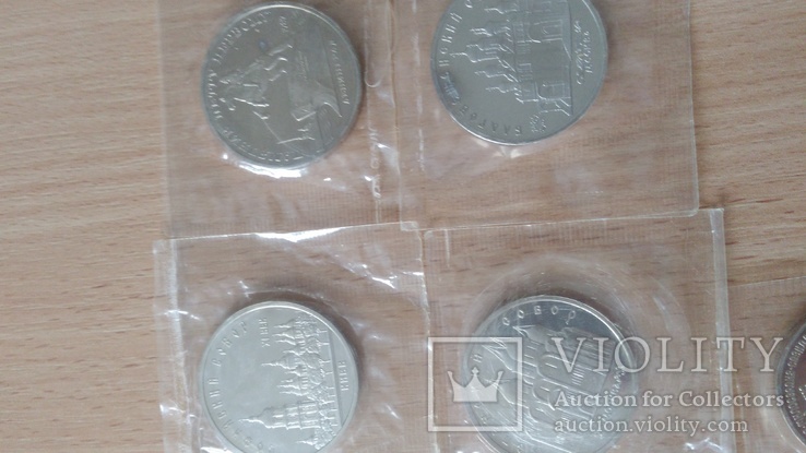 Набор ювілейних монет 5 і 3 рубля, фото №5