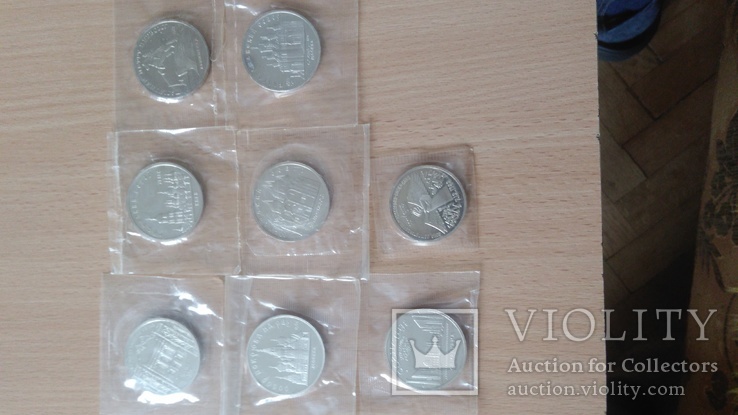 Набор ювілейних монет 5 і 3 рубля, фото №8