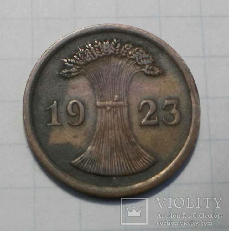 1+2 рентенпфеннигов 1924 и 1023 гг