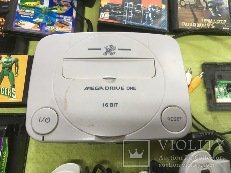 Приставка Mega Drive 1 с картриджами, фото №3