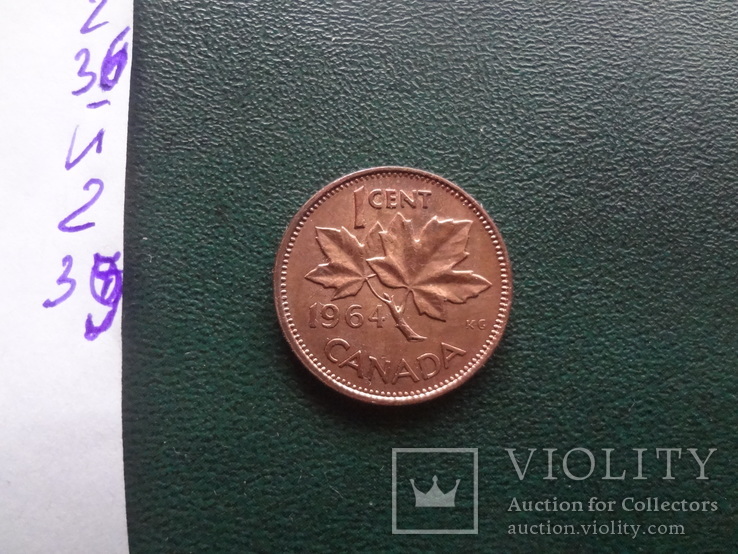 1  цент  1964  Канада   (Й.2.39)~, фото №4