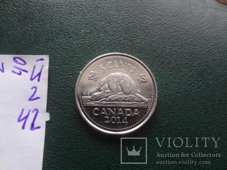 5  центов  2014  Канада   (Й.2.42)~, фото №4