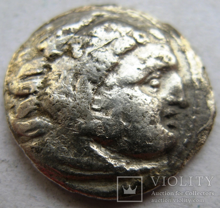 Серебряная драхма Александра Великого (320-305) чекан Аntigonos I, фото №2