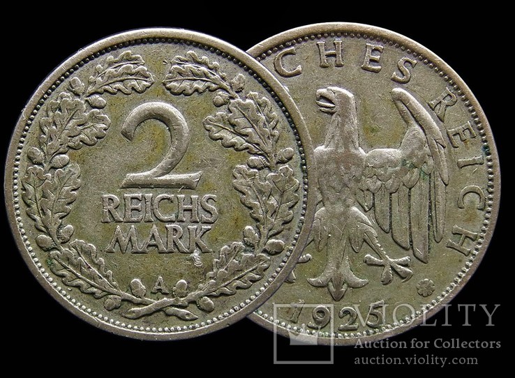 2 марки 1925 года, Веймарская Республика