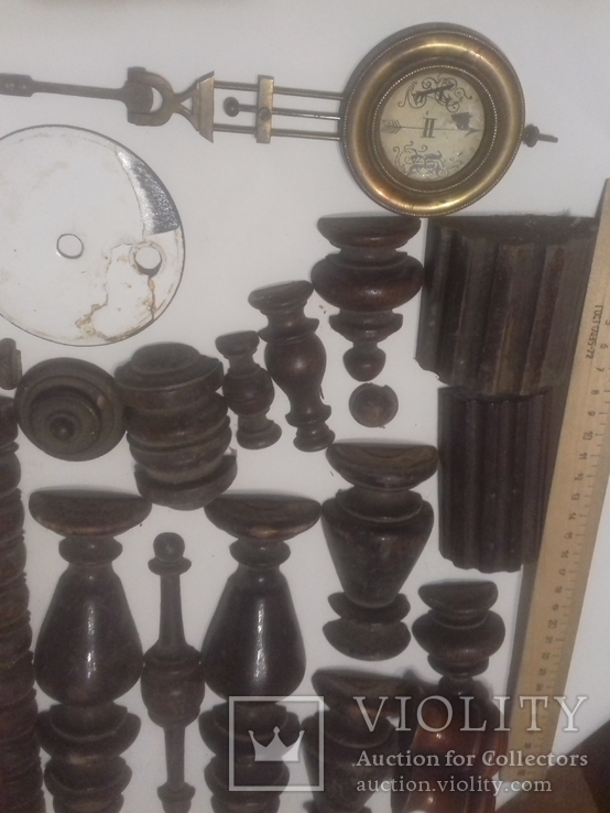 Декорация и маятник для старинных часов, фото №4