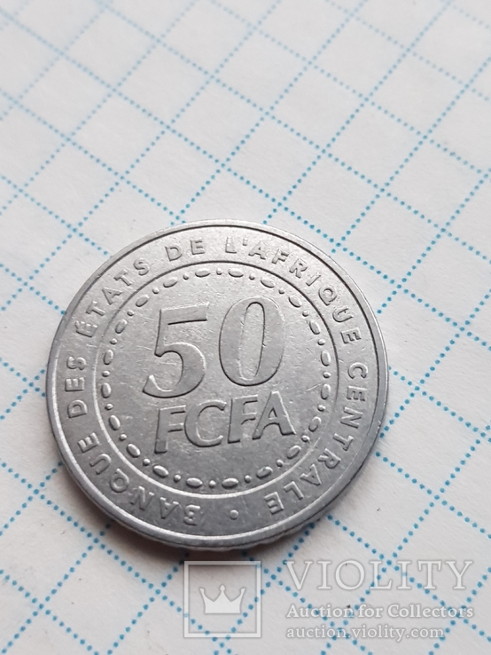 50 франков Центральная Африка 2006, фото №3