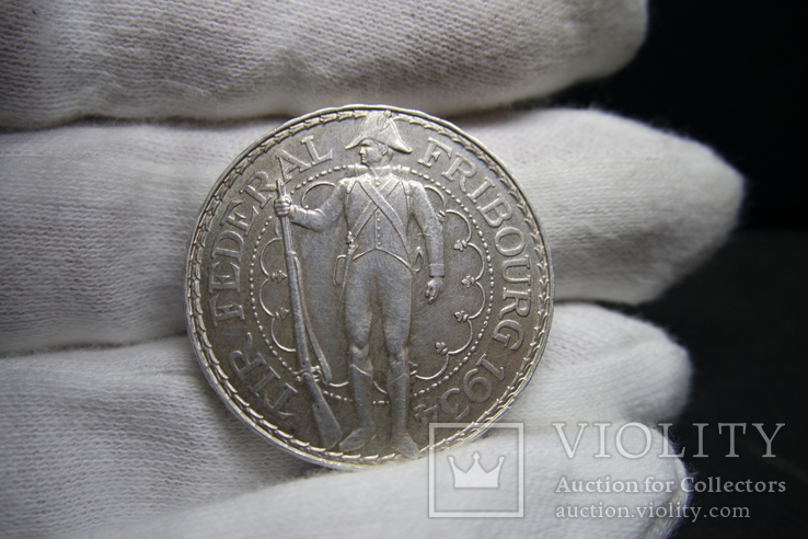5 франков 1934 года, "Стрелковые", Швейцария, фото №4