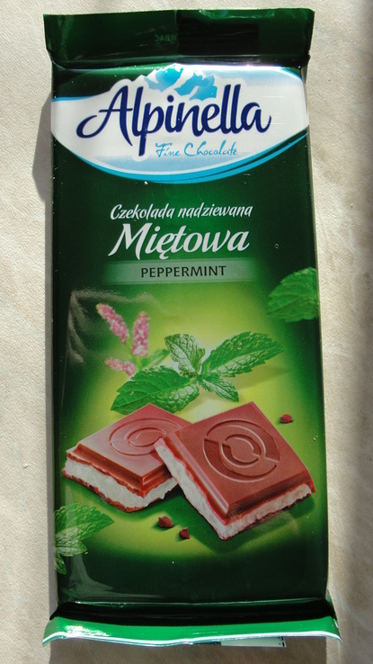 Шоколад Alpinella Мятный, фото №2