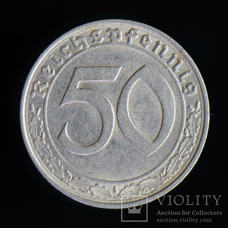 50 Пфеннигов 1939 D, Третий Рейх
