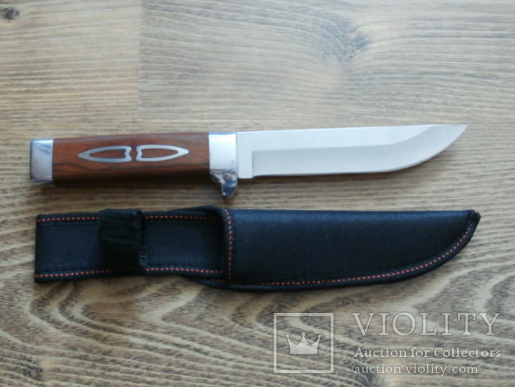 Охотничий нож Lichangda A0019 26,5 см с чехлом, фото №2