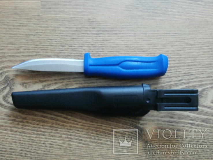 Нож рыбацкий АК-23 20.5см + ножны с клипсой (футляр для хранения и ношения), фото №3