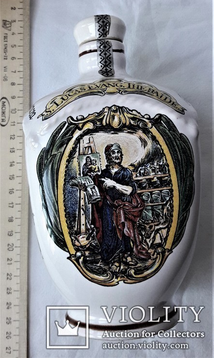 Бутылка Ulmer Keramik, сосуд, кувшин лекаря в аптеку, Германия, 07 л, клеймо, фото №3