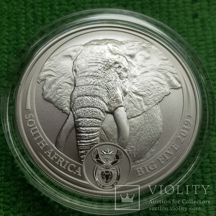 ЮАР Слон 2019 Большая пятёрка Серебро