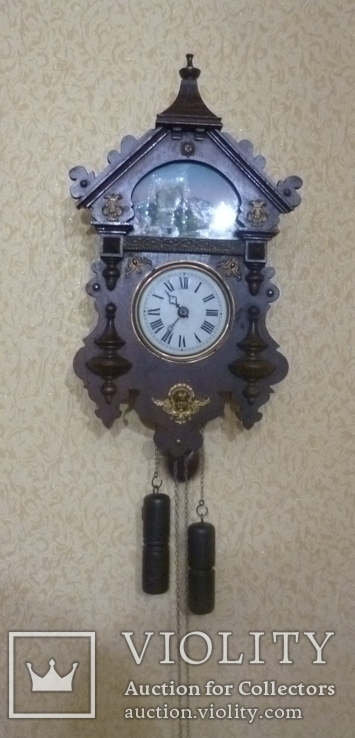 Старые настенные часы с боем., фото №2