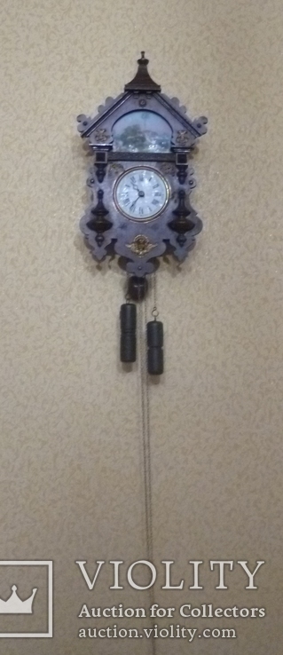 Старые настенные часы с боем., фото №3
