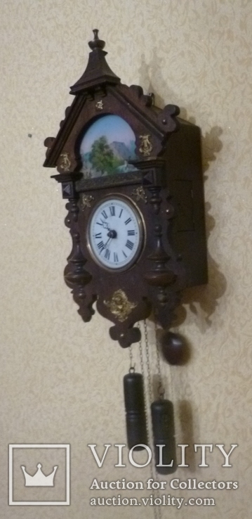 Старые настенные часы с боем., фото №4