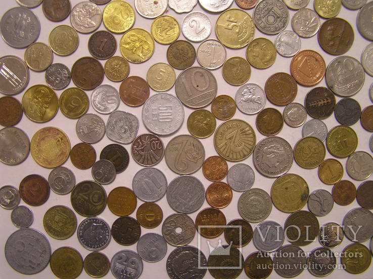 Монеты мира без повторов 277 штук, фото №5