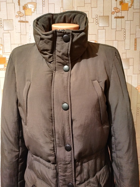 Куртка утепленная. Пуховик VERO MODA еврозима хаки натуральный пух р-р М, фото №4
