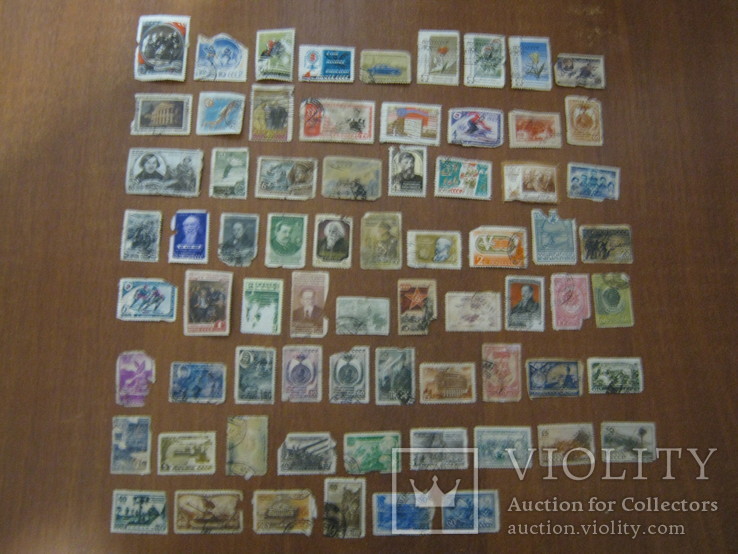 Старые марки 70 штук, фото №2