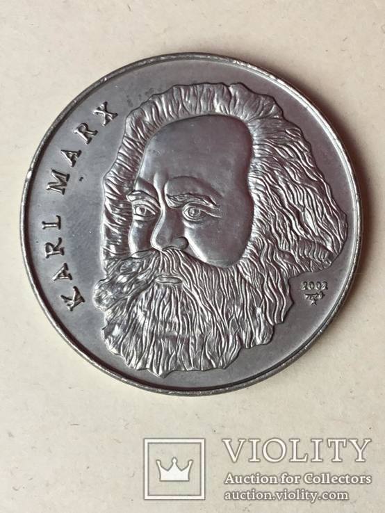 1 песо Куба К. Маркс  2002 г., фото №3