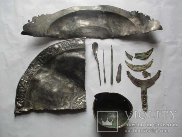 Антична срібна посуда., фото №2