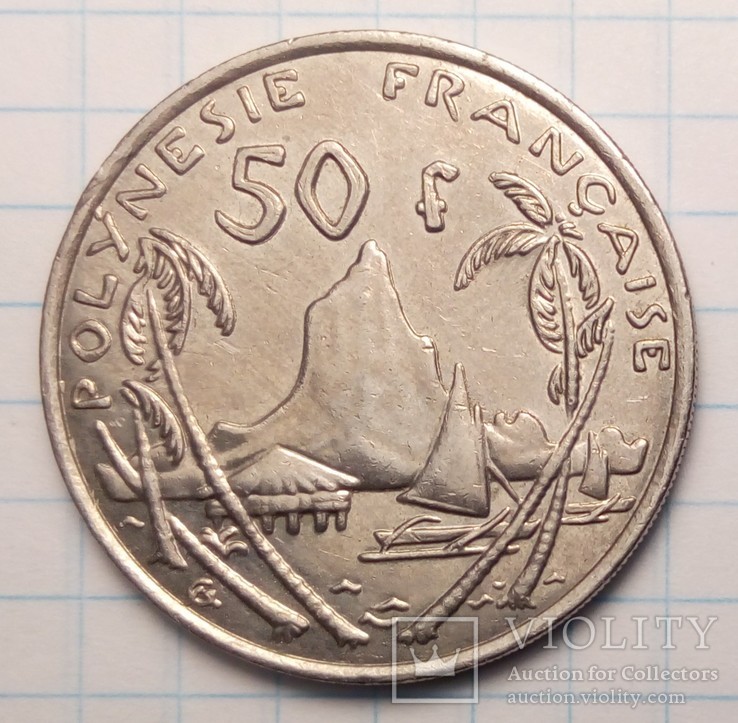 Французская Полинезия 50 франков, 2007 год