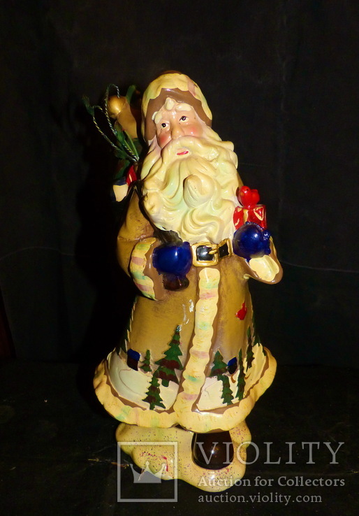 Дед Мороз  - италия - 28,5 см . ручная работа, фото №2