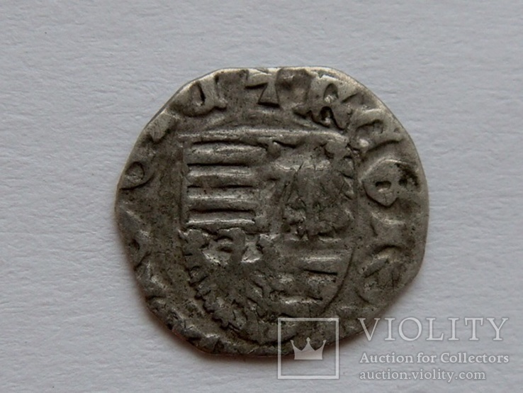 Монета Денар.  Венгрия 1387~1437 - Сигизмунд., фото №3