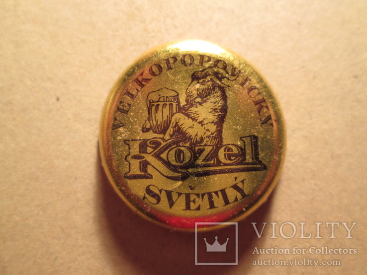 Пивная крышка "Velkopopovicky Kozel Svetly" (Чехия), фото №2
