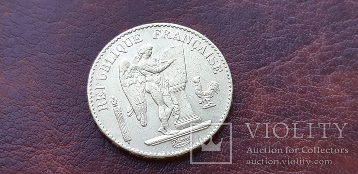 Золото 20 франков 1877 г. Франция, фото №3