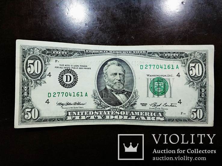 50 долларів США 1993, фото №2