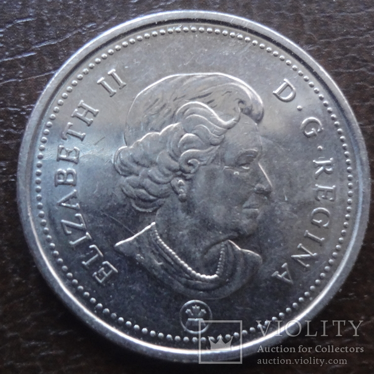 25  центов  2007   Канада  (А.7.26)~, фото №3