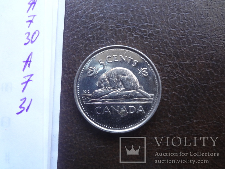 5  центов  2002   Канада  50 лет правления  (А.7.31)~, фото №4