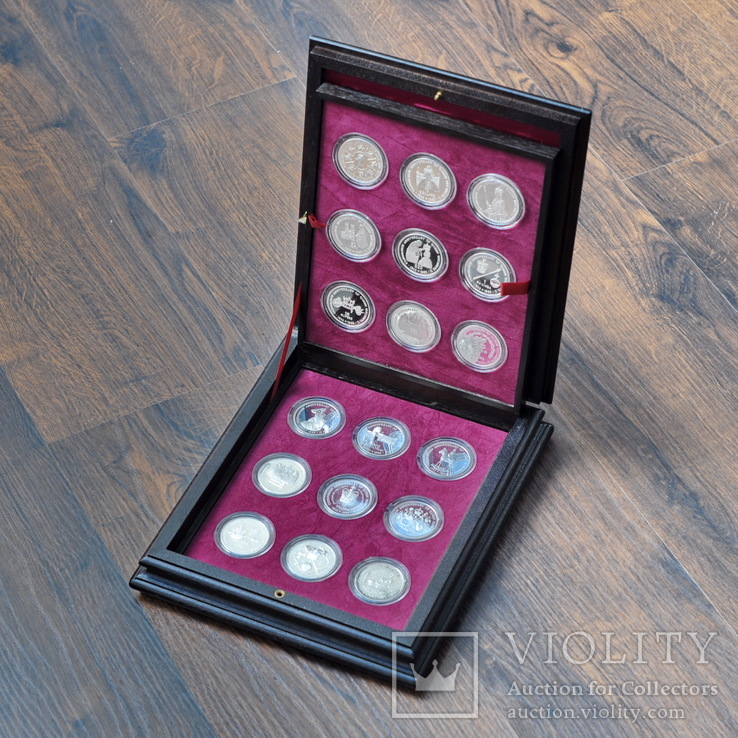 Набор 18 Серебрянных Монет 40 Лет Правления Елизаветы II, Бывшие Британские Колонии, фото №8