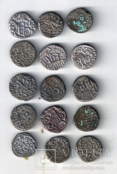 Древняя Индия 15 монет, фото №2